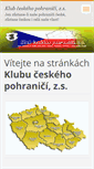 Mobile Screenshot of klub-pohranici.cz